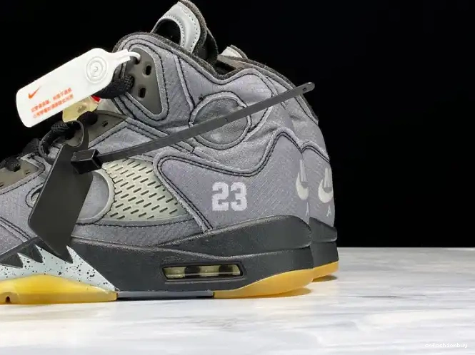 CT8480-001 x Air Off-White Jordan Black 5 0528